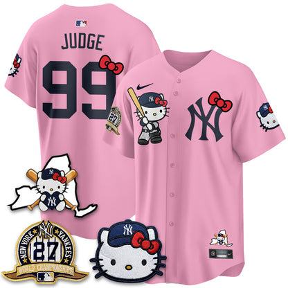 New York Yankees Meow KT 2026 Vapor Limited Jersey - All Stitched