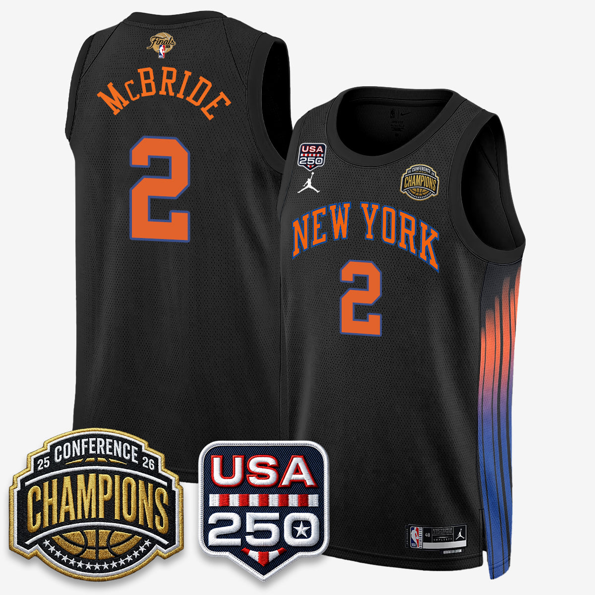 New York Knicks 2026 NBA Eastern Conference Champions City Edition Jersey - Stitched