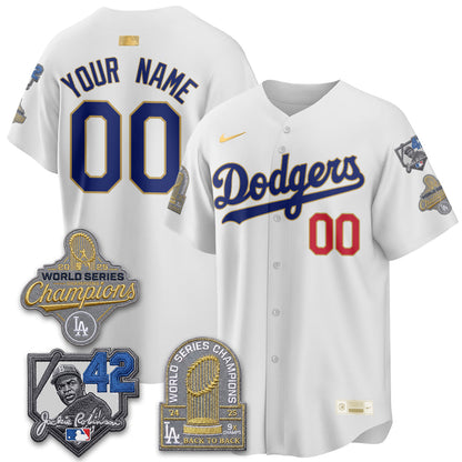 LAD 2026 Jackie Robinson New Era Vapor Custom Limited Jersey - Stitched
