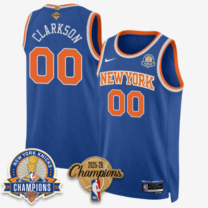 New York Knicks 2026 Basketball Champions Gold Edition Vapor Jersey- Stitched