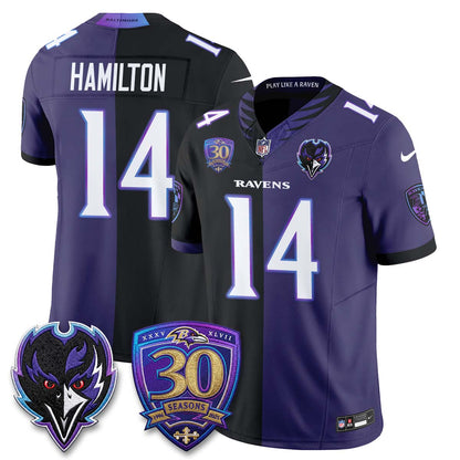 Baltimore Ravens The Next Flight Split Vapor Jersey - Stitched
