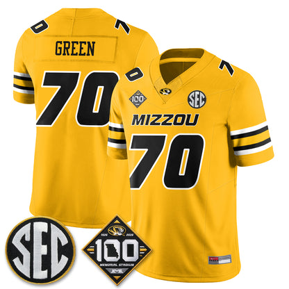 Missouri Tigers 100th Anniversary of Memorial Stadium Vapor Jersey - Stitched