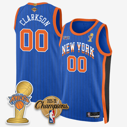 New York Knicks 2026 Basketball Champions Vapor Jersey - Stitched