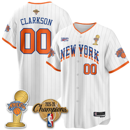 New York Knicks 2026 NBA Champions Vapor Jersey - Stitched