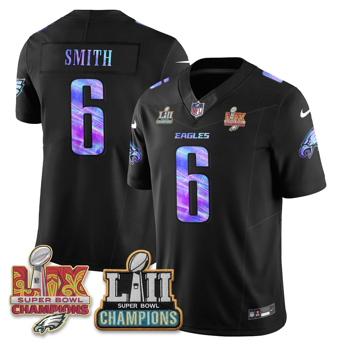 Philadelphia Eagles Fangear Edition Vapor Jersey - Stitched