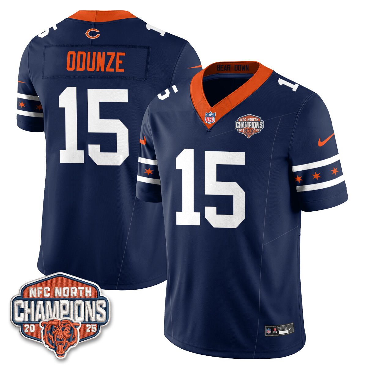 Chicago Bears Fangear Edition Vapor Jersey - Stitched