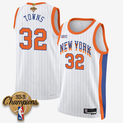New York Knicks 2026 Basketball Champions Vapor Jersey V2- Stitched