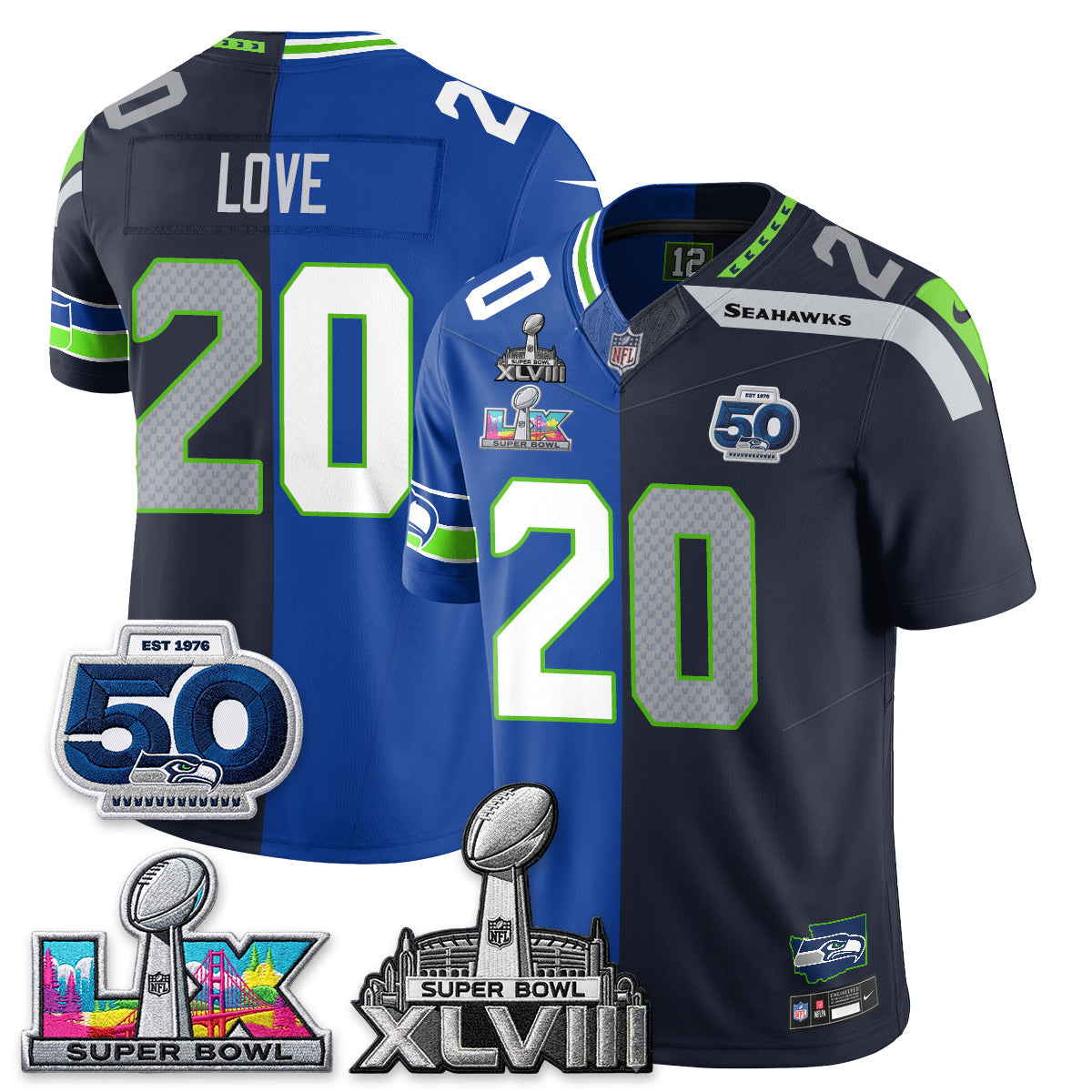 SEA SB LX Champs Split Edition Vapor Jersey - Stitch-NQD