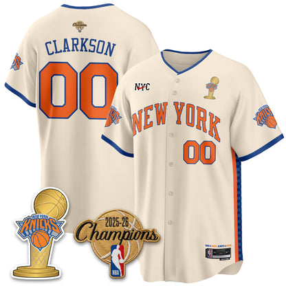 New York Knicks 2026 NBA Champions Vapor Jersey - Stitched