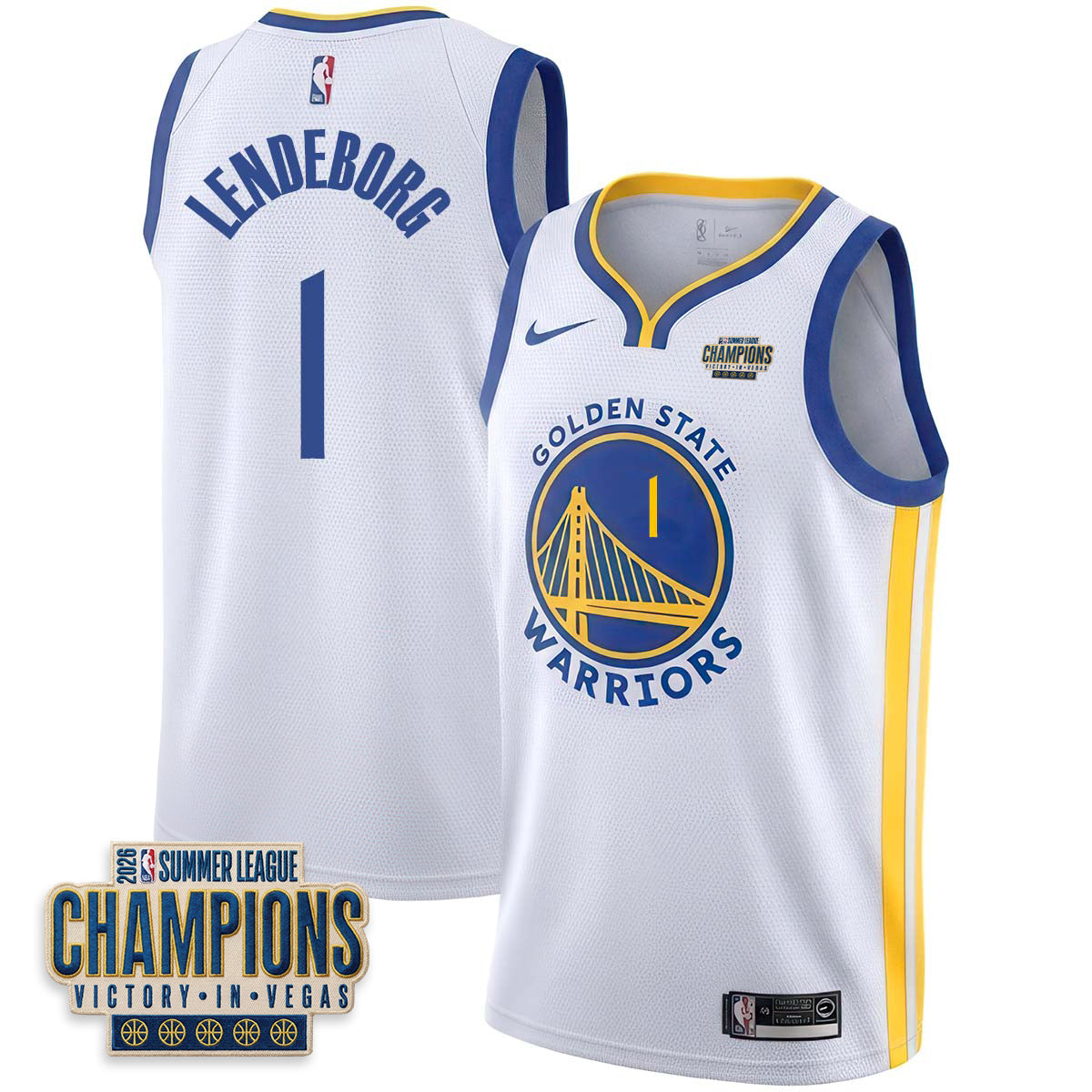 Golden State Warriors 2026 Summer League Vapor Jersey - Stitched