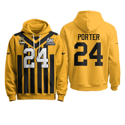 Pittsburgh Steelers 6X Champs Rivalries Fleece Hoodie - Printed