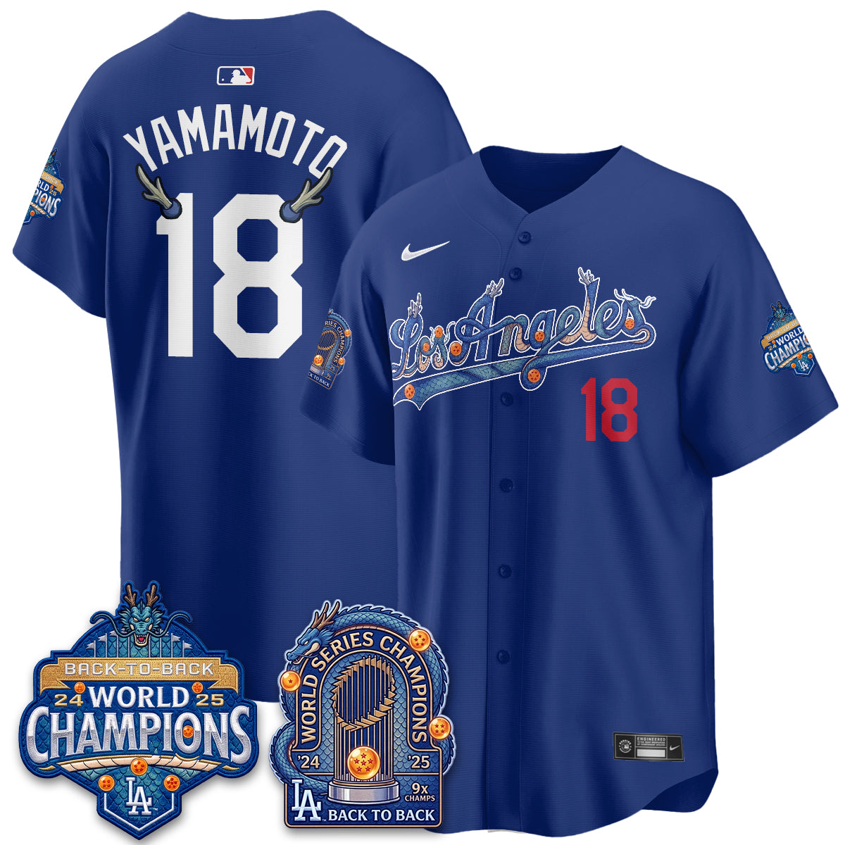 Los Angeles Dodgers x DB Night 2026 Vapor Jersey - Stitched