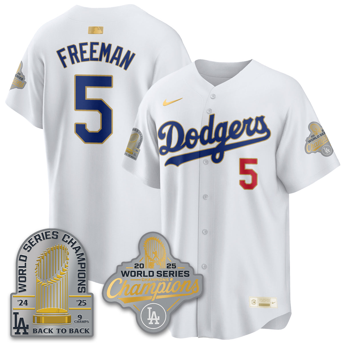 LAD Gold Collection Welcome No.29 Black Gold Jersey - Stitched