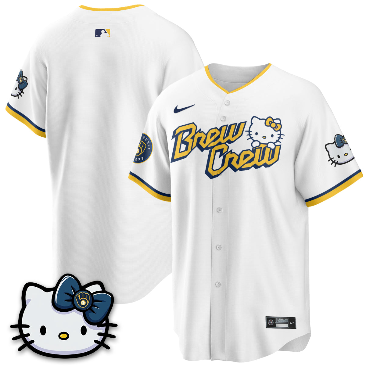 Milwaukee Brewers x Meow KT Vapor Jersey - Stitched N1