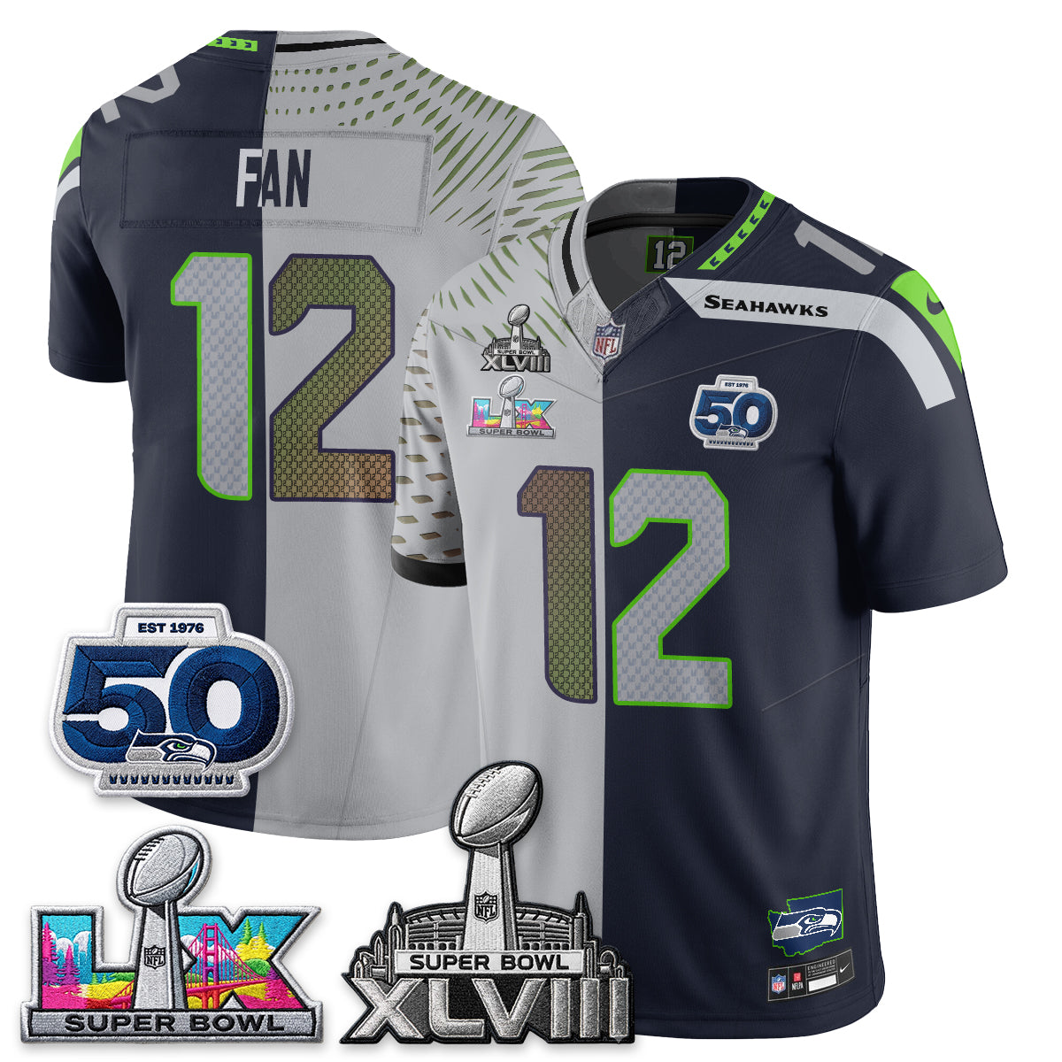 SEA SB LX Champs Split Edition Vapor Jersey - Stitch-NQD