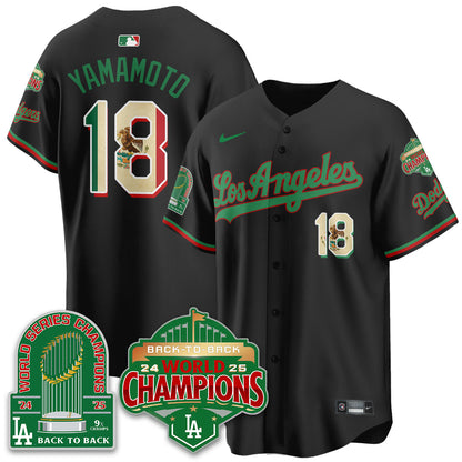 LAD Mexico Vapor Limited Jersey - 9x & B2B Champs - Stitched