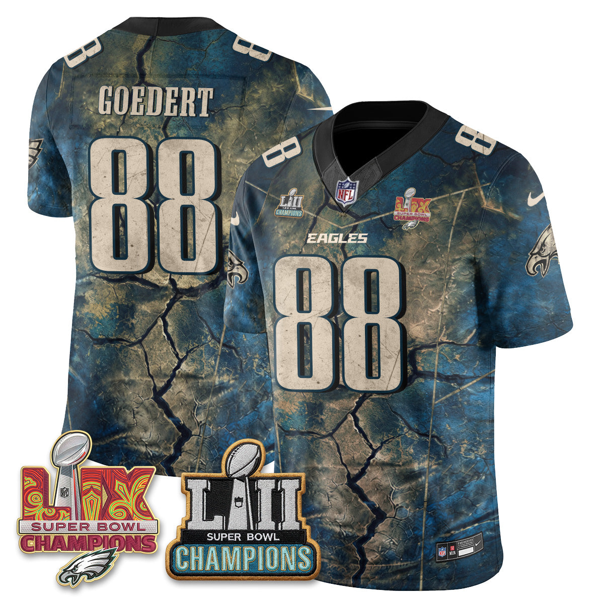 Philadelphia Eagles Fangear Edition Vapor Jersey - Stitched