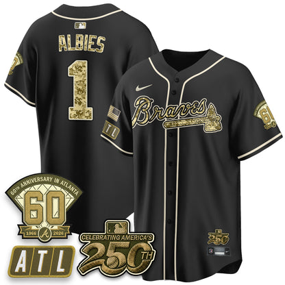Atlanta Braves Armed Forces Day 2026 Vapor Limited Jersey - All Stitched