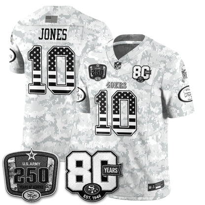 San Francisco 49ers 2026 Salute to Service Edition Vapor Jersey V2- Stitched-NQD