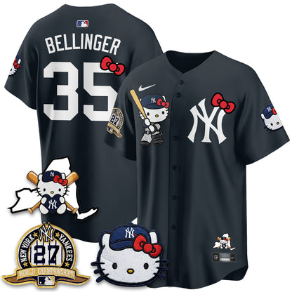 New York Yankees Meow KT 2026 Vapor Limited Jersey - All Stitched