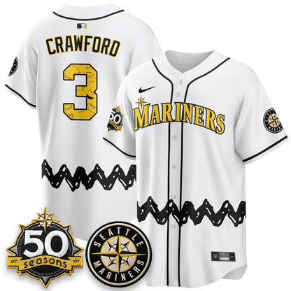 Seattle Mariners x P-Nuts Vapor Limited Jersey - Stitched