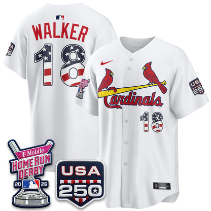 St. Louis Cardinals 2026 Home Run Derby Champion Jersey - All Stitched
