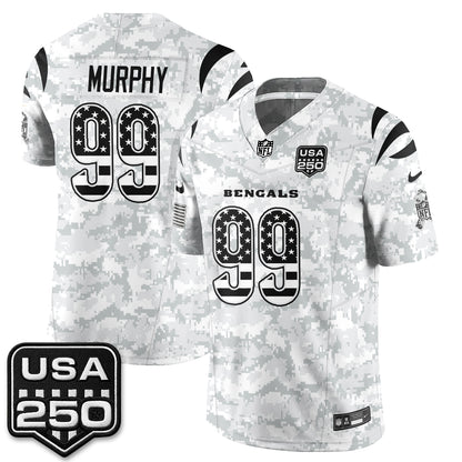 Cincinnati Bengals 2026 Salute to Service Vapor Jersey - Stitched