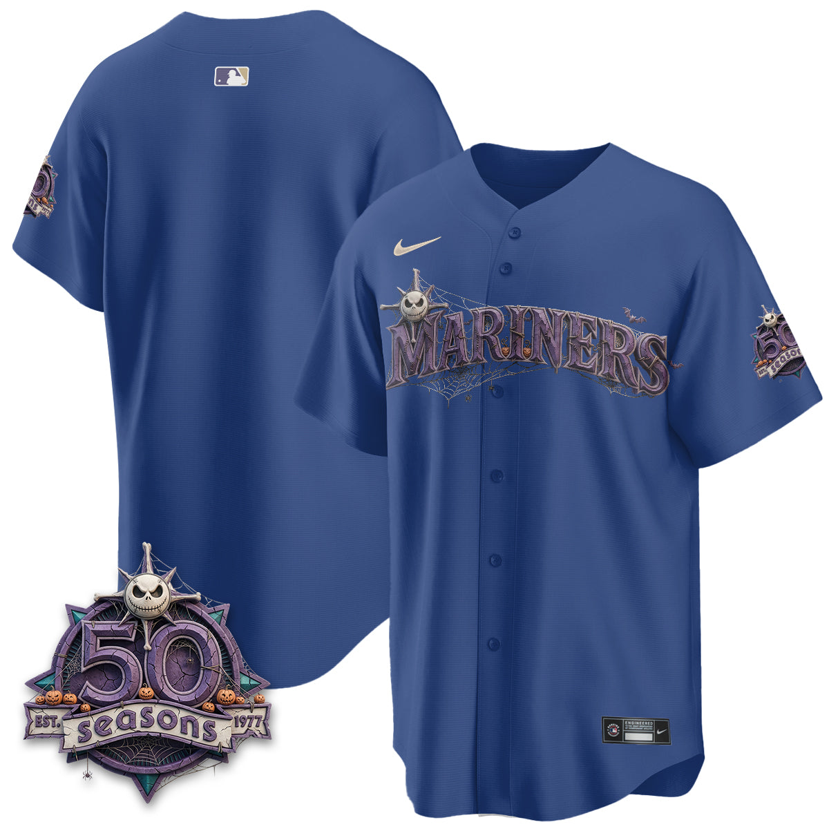 Seattle Mariners Nightmare Edition Vapor Limited Jersey - Printed