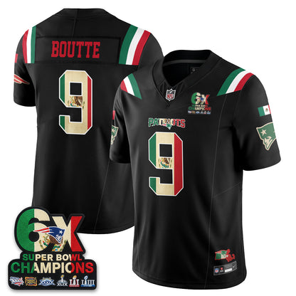 New England Patriots Mexico Edition Vapor Jersey - Stitched