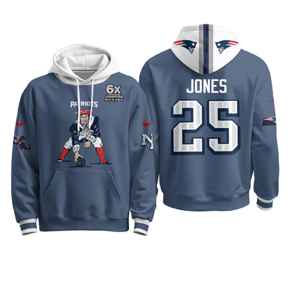 New England Patriots Minuteman Edition Hoodie - Stitched