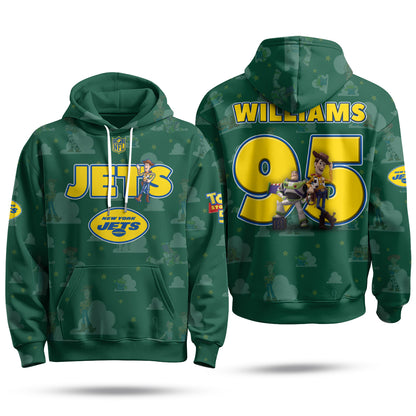 New York Jets x Infinity & Beyond Hero Edition Pullover Hoodie - Printed