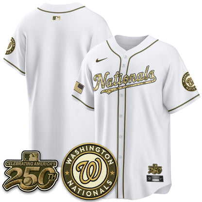 Washington Nationals Armed Force Day 2026 Vapor Limited Jersey - Stitched