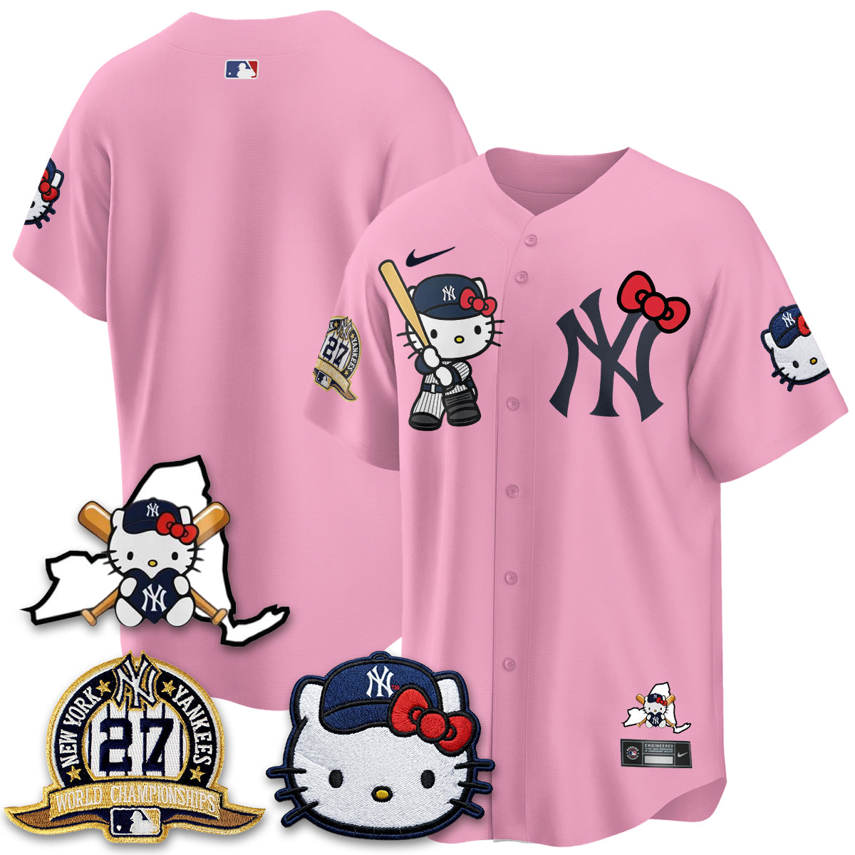 New York Yankees Meow KT 2026 Vapor Limited Jersey - All Stitched
