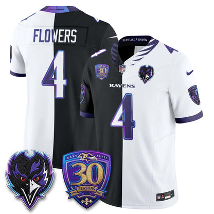 Baltimore Ravens The Next Flight Split Vapor Jersey - Stitched