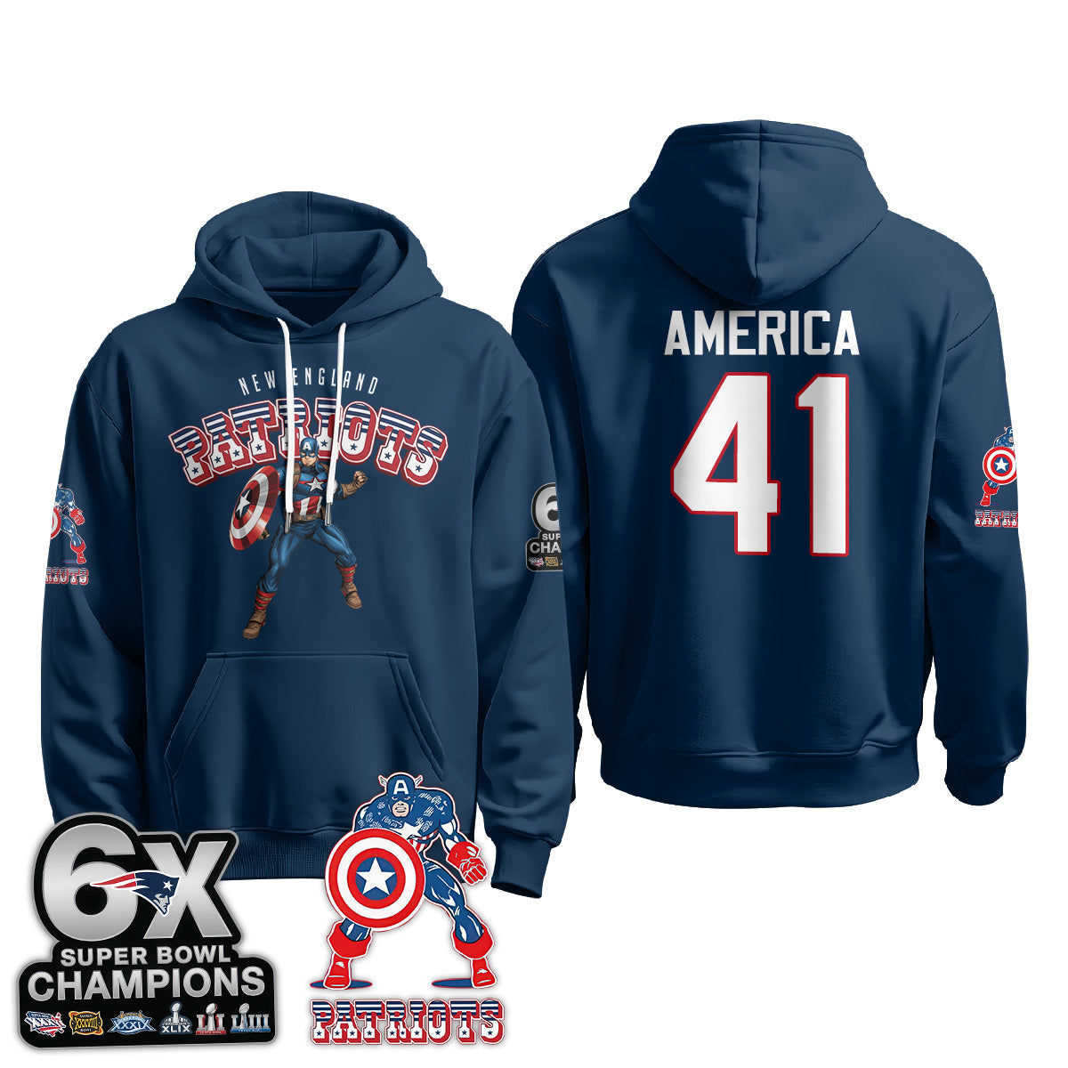 NE x Liberty Guardian Edition Pullover Hoodie V2 - Printed