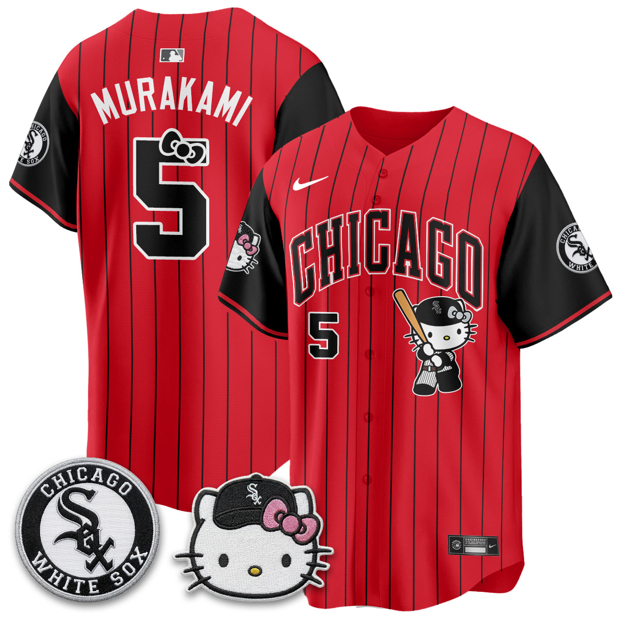 Chicago White Sox x Meow KT Vapor Jersey - Stitched