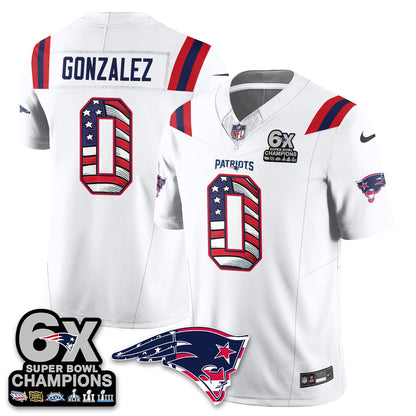 New England Patriots America Edition Vapor Jersey V2- Stitched
