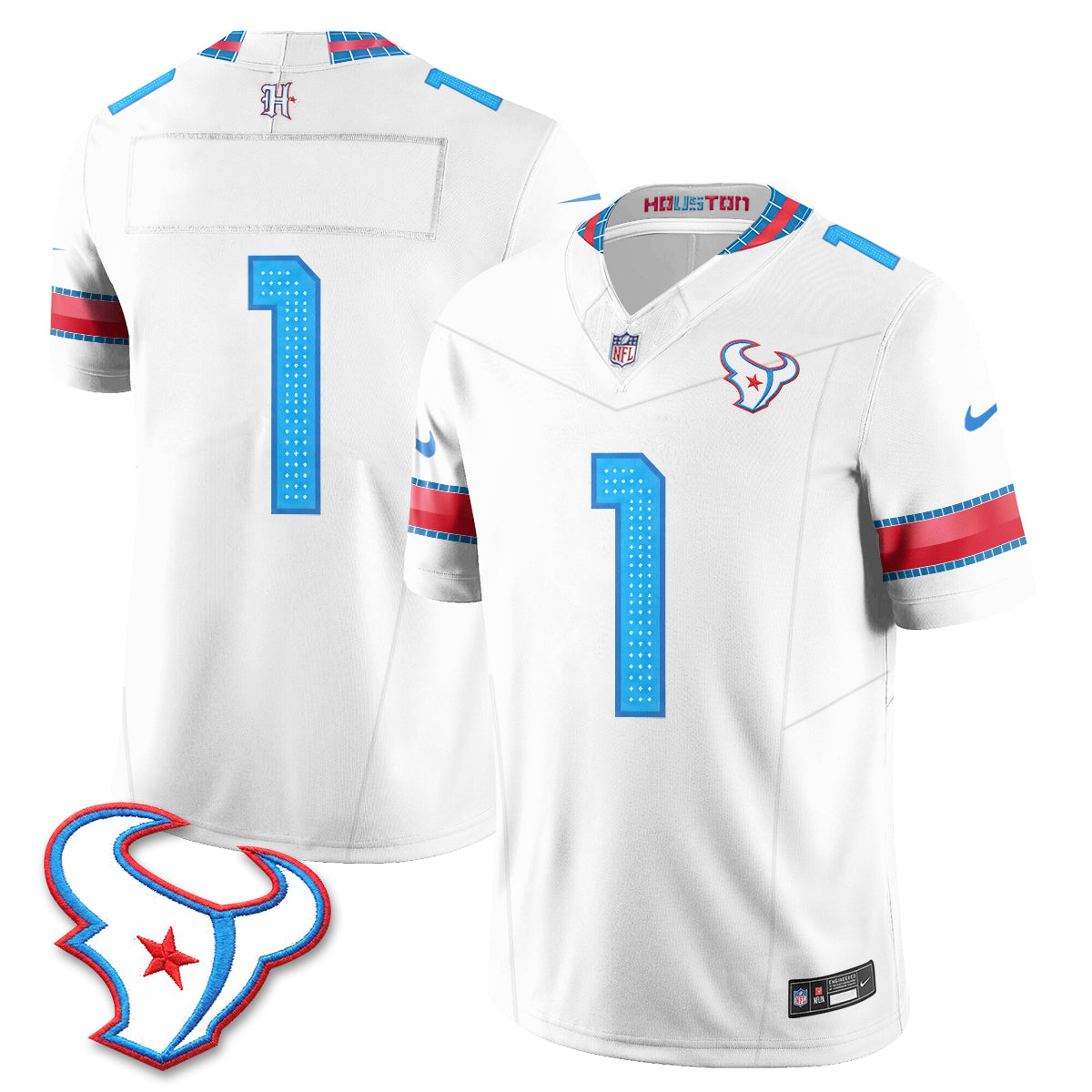 Houston Texans 2026 Rivalries Vapor Jersey - Stitched (7)