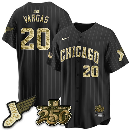 Chicago White Sox Armed Force Day 2026 Vapor Limited Jersey - Stitched