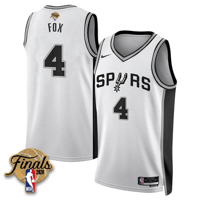 San Antonio Spurs 2026 NBA Western Conference Champions Vapor Jersey V2- Stitched