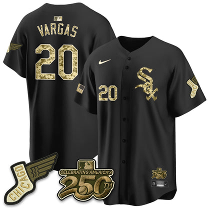 Chicago White Sox Armed Force Day 2026 Vapor Limited Jersey - Stitched