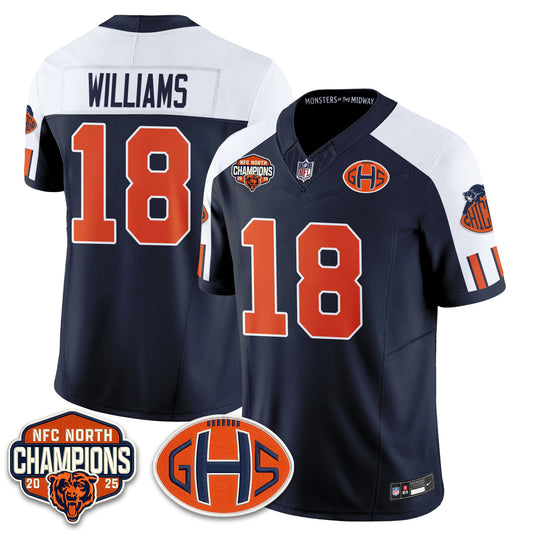 Chicago Bears 2026 Rivalries Split Edition Vapor Jersey - Stitched-NQD