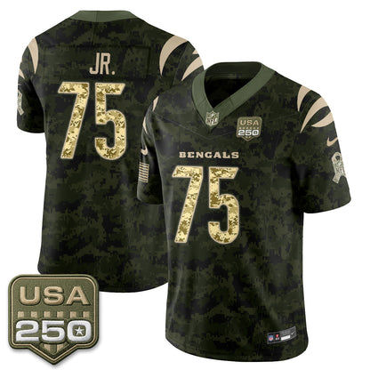 Cincinnati Bengals 2026 Salute to Service Vapor Jersey - Stitched