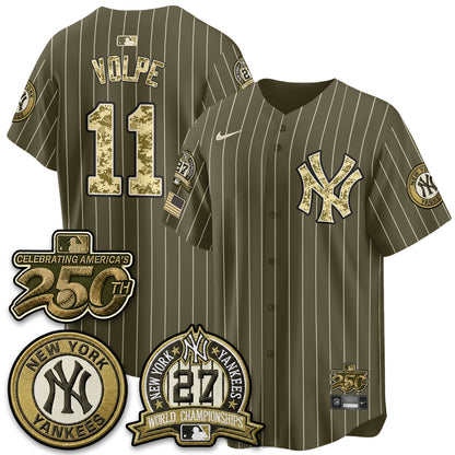 New York Yankees Salute to Service 2026 Vapor Limited Jersey - Stitched