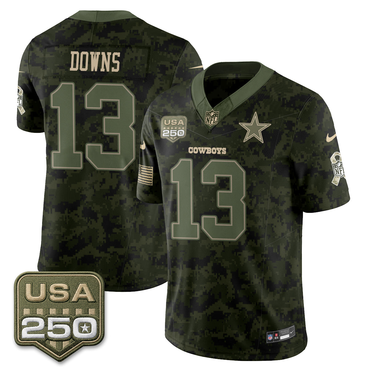 Dallas Cowboys 2026 Salute to Service Edition Vapor Jersey - Stitched