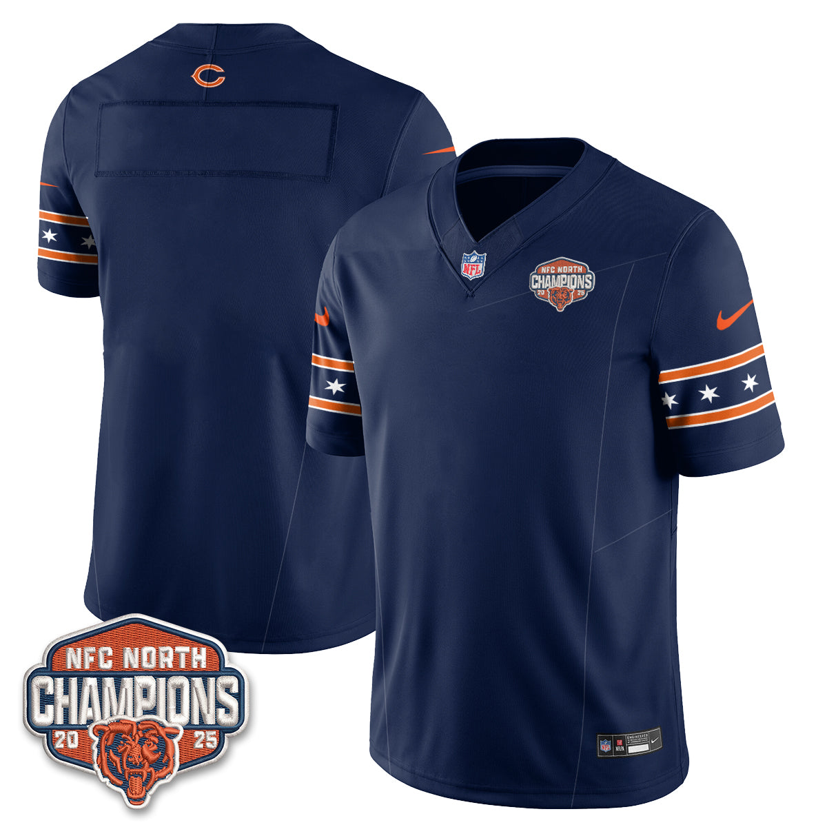 Chicago Bears Fangear Edition Vapor Jersey - Stitched