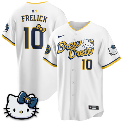 Milwaukee Brewers x Meow KT Vapor Jersey - Stitched N1