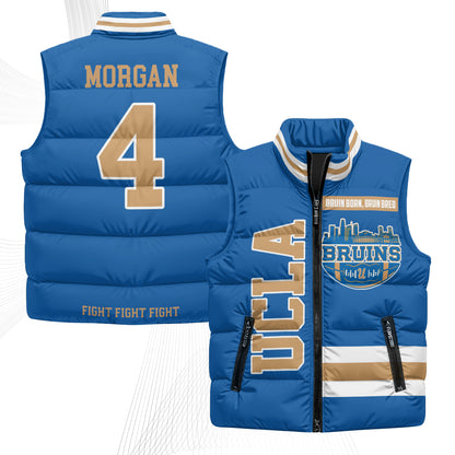 UCLA Bruins Fight Fight Fight Puffer Vest - Printed