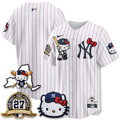 New York Yankees Meow KT 2026 Vapor Limited Jersey - All Stitched