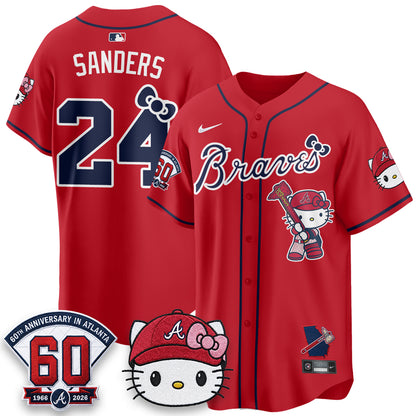 Atlanta Braves x Meow KT 2026 Vapor Limited Jersey - All Stitched